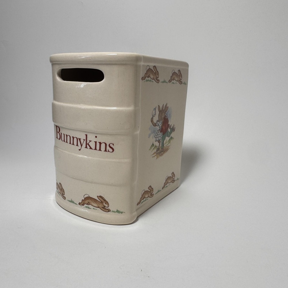 Royal Doulton Bunnykins Ceramic Book Money Box Coin Bank England Rabbit 2001